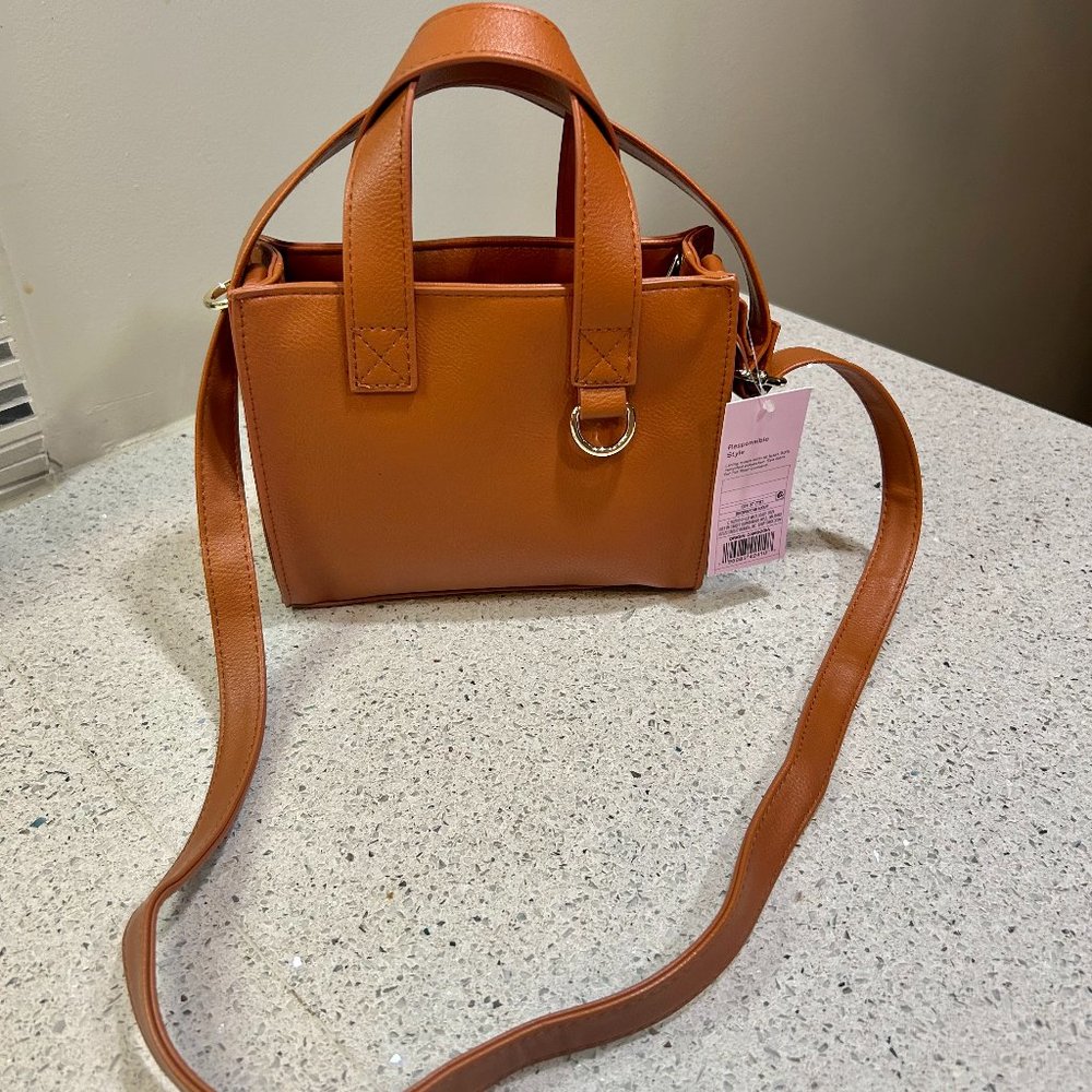 Wild Fable Tote Crossbody Bag Brown